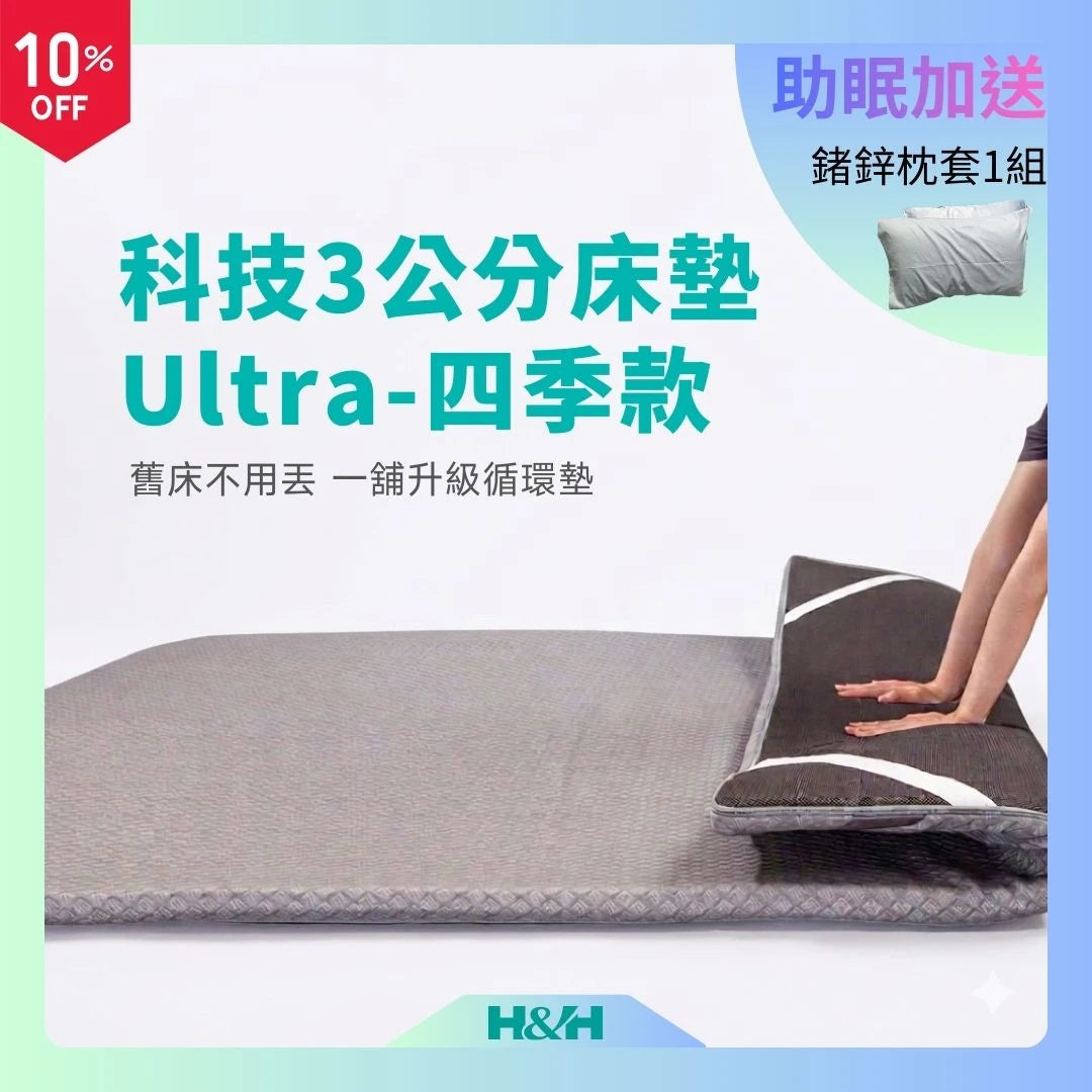 【助眠推薦】薄墊科技-3公分床墊Ultra升級版