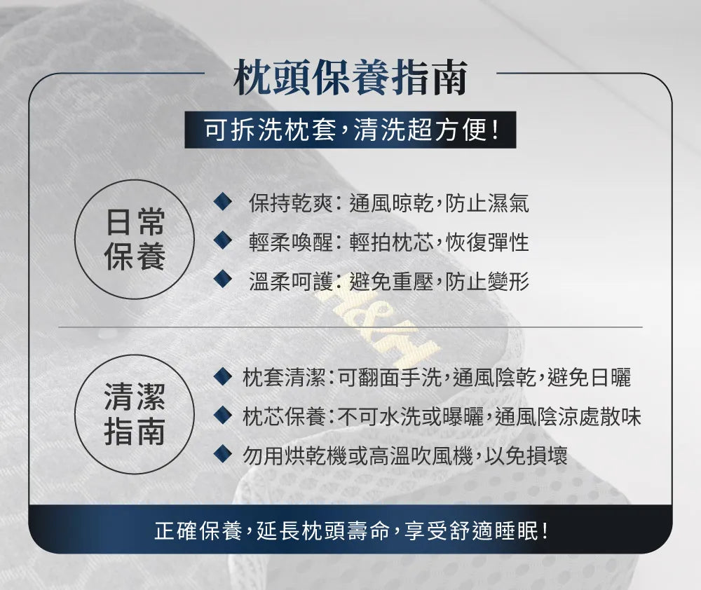 《南良石墨烯》能量機能枕 PRO - 睡眠主打星 高低自由選 - 南良H&H - 石墨烯科技