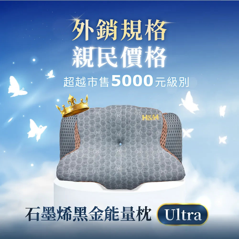 《南良石墨烯》能量好眠優惠組 $3,980 - 咖啡金機能枕 2入+ 四季被1入 - 南良H&H - 石墨烯科技